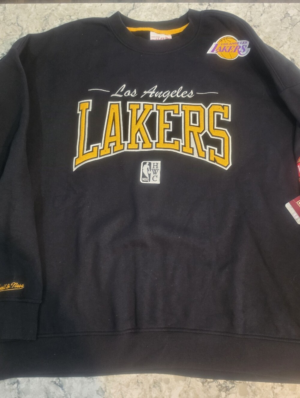 Mitchell & Ness Lakers Hardwood Classics Sweater